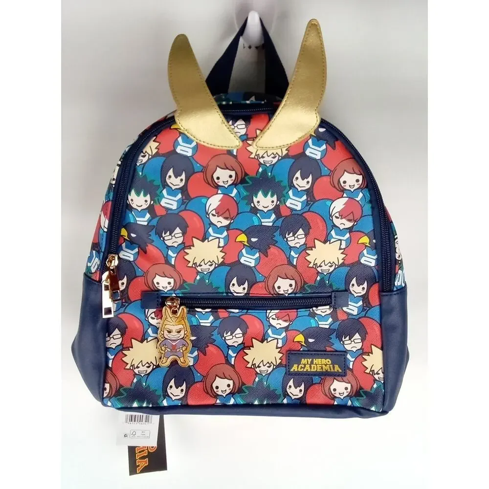 My Hero Academia All Over Print Mini Backpack Multi-Color New Bioworld